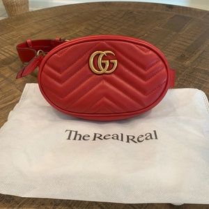 Gucci GG Marmont Matelasse Belt Bag